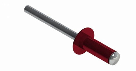 Заклепка Гранд Лайн / Grand Line, Pe, 3,2х8 мм, цвет RAL 3005 (вишня)