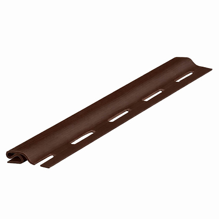 Начальная планка для угла Венец FineBer WoodHouse, коричневый (RAL 8017)