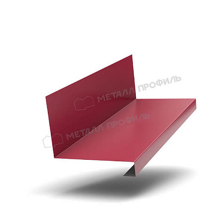 Планка примыкания нижняя к трубе FASTCLICK VikingMP E 0.5, 150х200х2000 RAL 3005 красное вино