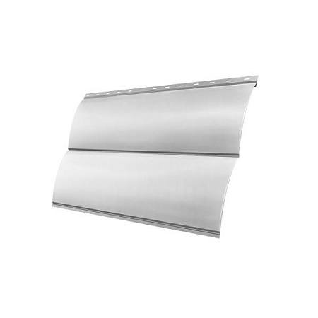 Металлический сайдинг Гранд Лайн / Grand Line профиль Блок-хаус new, Drap 0.45, цвет Ral 9003 (сигнально-белый)