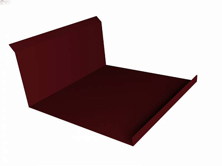 Планка примыкания нижняя Grand Line (Гранд Лайн), покрытие PurPro Matt 0.5, 122х260 мм, цвета по каталогу RAL и RR