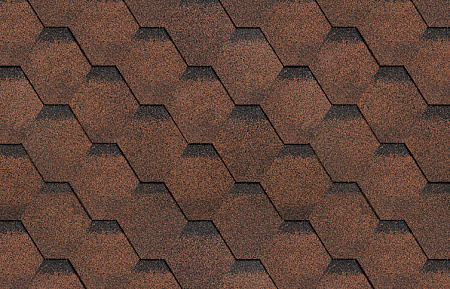 Гибкая черепица Технониколь Shinglas Финская соната, коричневый, 3 м2/упак