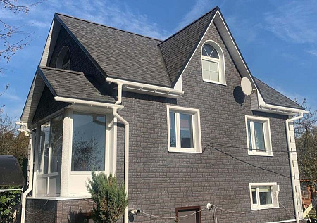 Ламинированная битумная черепица Docke Dragon LUX, Фладен, 2,38 м2/уп