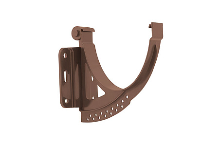 Кронштейн желоба ПВХ Стандарт Альта Профиль, D115 мм, коричневый