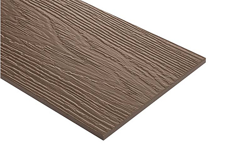 Панель фиброцементная FIBRAPLANK, 3000x200x8 мм, RAL 8028 терракотовый