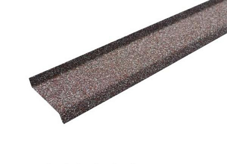 Цокольная планка металлическая (гранулят) Технониколь Hauberk, мраморный