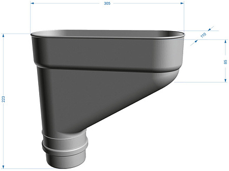 Коллектор Docke LUX цвет пломбир (RAL 9003)