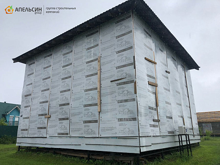 Монтаж фасада панелями Docke в д. Волковицы Монтаж фасада панелями Docke в д. Волковицы