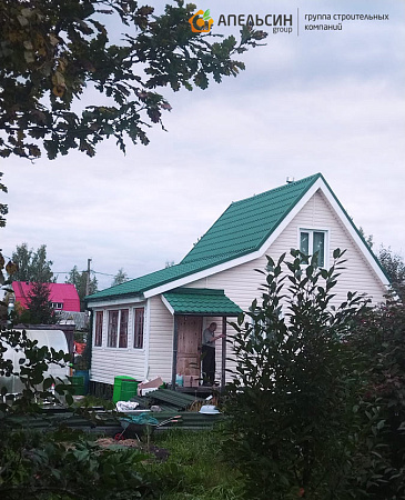 Монтаж металлической кровли Металл Профиль в СНТ Ухта Монтаж металлической кровли Металл Профиль в СНТ Ухта