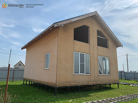 Монтаж фасада сайдингом Grand Line в пос. Глухово