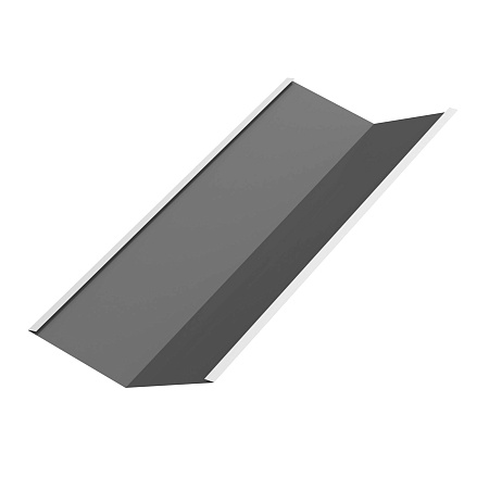 Ендова внутренняя Aquasystem, 0.5 PE, Zn 140, 300х300, RAL 7024 темно-серый Ендова внутренняя Aquasystem, 0.5 PE, Zn 140, 300х300, RAL 7024 темно-серый