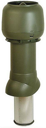 Изолированный вентиляционный выход Vilpe (Вилпе) 125/160/500 с колпаком, высотой 500 мм, серый Изолированный вентиляционный выход Vilpe (Вилпе) 125/160/500 с колпаком, высотой 500 мм, серый