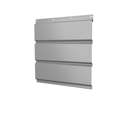 Софит металлический без перфорации Grand Line / Гранд Лайн, Satin 0.5, цвет Ral 9003 (сигнально-белый)