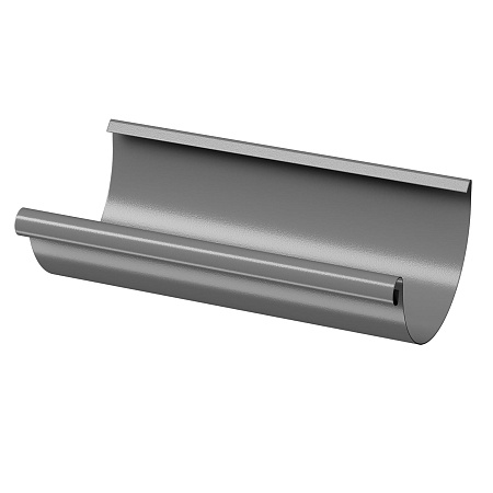 Желоб полукруглый Docke STAL STANDARD D125 3 м RAL 7024 темно-серый