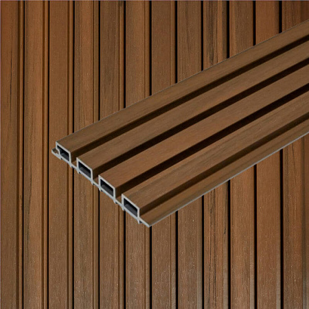 Стеновая панель CM Wall, 4000x219x26 мм, teak (тик)