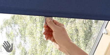 Рассеивающая штора на крючках Velux RHL PK06, 94х118, синий
