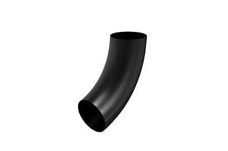 Колено D100 Aquasystem PU Matt, RAL 9005 черный