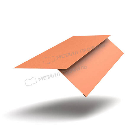 Планка карнизная FASTCLICK VikingMP E 0.5, 130х80х2000 RAL 8004 терракота