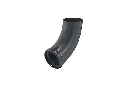 Отвод трубы декорированный D100 Aquasystem PU, RAL 7024 графит