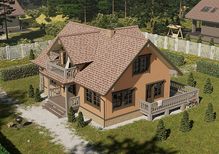 Фасадные панели Docke PREMIUM Flemish, 1095x420 мм, желтый жженый