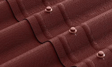 Лист Ондулин SMART, красный