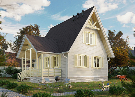 Сайдинг Docke Премиум D6S брус, 3.60*0.30 м, пломбир