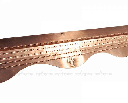 Медная планка (защитная медная полоса) StopMOSS Aquasystem, 1 м, в комплекте 3 медных гвоздя Медная планка (защитная медная полоса) StopMOSS Aquasystem, 1 м, в комплекте 3 медных гвоздя