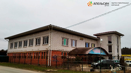 Монтаж фасада панелями Docke в пос. Стрельна