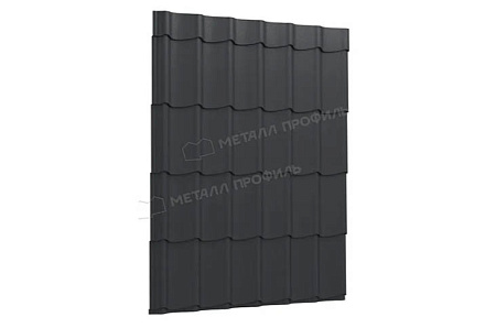 Профиль декоративный Металл Профиль Монтерра X, 0,45 PE, RAL 7024 серый графит