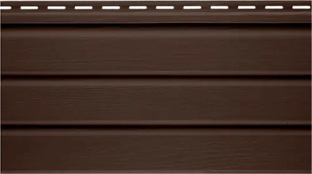 Софит тройной сплошной Альта Профиль, 3000x230x1 мм, коричневый