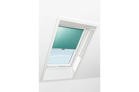 Штора рулонная дневного света Roto ZRS M, 134x140, бирюзовая