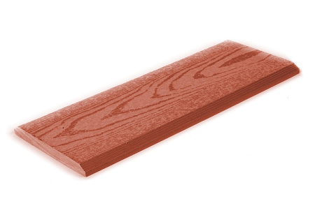 Торцевая планка Grand Line 3000x118x11 мм, терракот