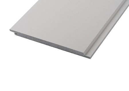 Фиброцементный сайдинг FCSPRO Клик Смус, 3000x190x10 мм, серый в массе (под окраску)