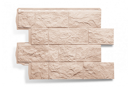 Фасадные панели Альта Профиль Туф ЭКО, кремовый