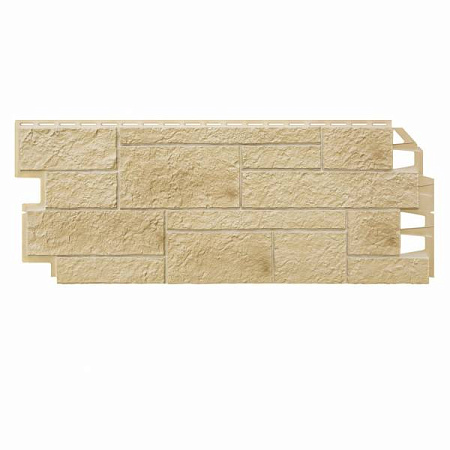 Фасадные панели Vox Solid Sandstone (под камень), кремовый, 1095х446 мм