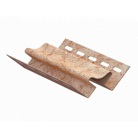 Внутренний угол Ю-Пласт Камень, 3050 мм, цвет золотистый