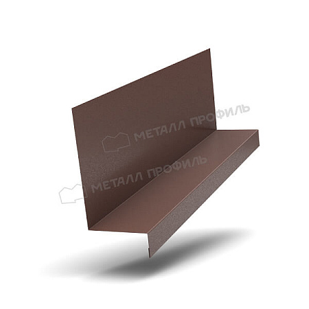 Планка примыкания боковая FASTCLICK NormanMP 0.5, 150х65х2000 RAL 8017 коричневый