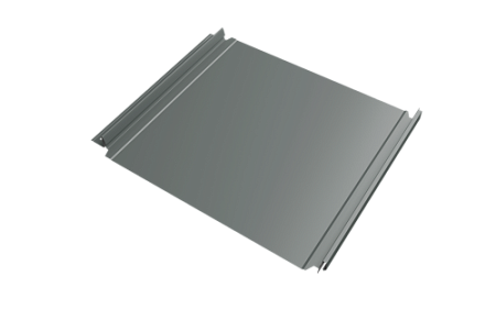 Кликфальц Double Pro Grand Line 0,45 PE с пленкой на замках RAL 7005 мышино-серый