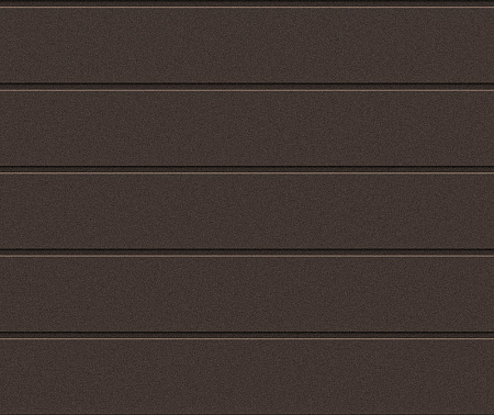 Металлический сайдинг Aquasystem Скандинавский брус Модерн узкий, PE 0.45 (Zn140), 3.0 м, RR 32 темно-коричневый