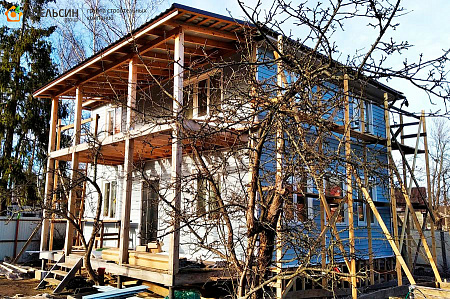 Монтаж фасада панелями Docke в г. Ломоносов