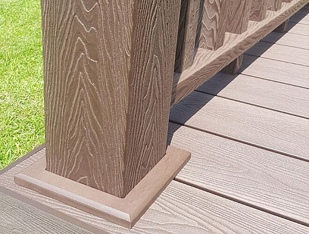 Столб TalverWood, 125x125x3000 мм, венге