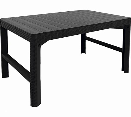 Стол Lyon rattan table Allibert (Аллиберт), цвет графит