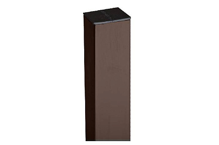 Столб 62х55х1,4х2500 Grand Line, 1,4 Zn, RR 32 темно-коричневый