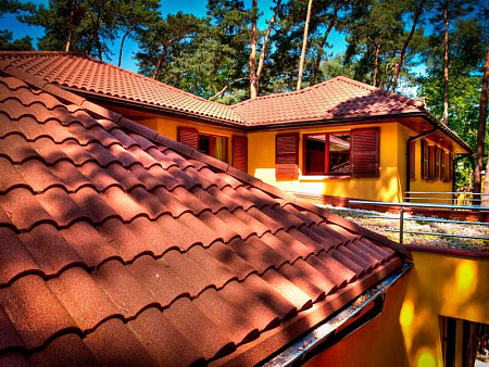 Композитная черепица Grand Line Palermo, американо, 375х1080 мм