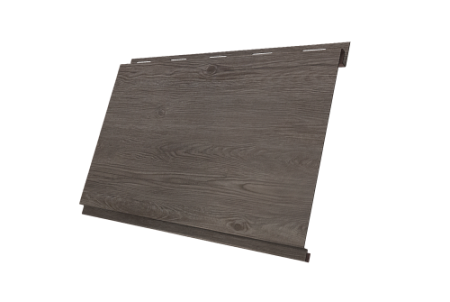 Металлический сайдинг Гранд Лайн / Grand Line профиль Вертикаль классик, Принт Элит 0.45 с пленкой, Беленый дуб TwinColor