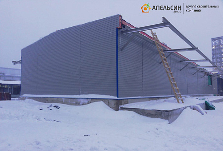 Монтаж фасада металлосайдингом Grand Line в д. Кузьмолово