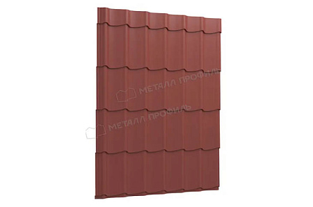 Профиль декоративный Металл Профиль Монтерра, 0,45 PE, RAL 3009 красная окись