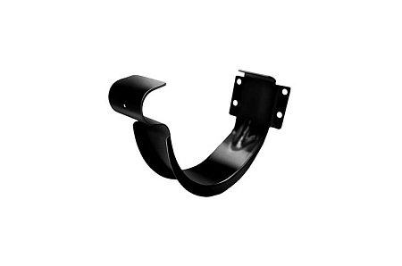 Крюк короткий D125/90 Grand Line PE, RAL 9005 черный