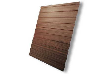 Профнастил С8A Гранд Лайн / Grand Line 0.45 Print elite Zn 140, цвет Honey Wood (Медовое дерево)