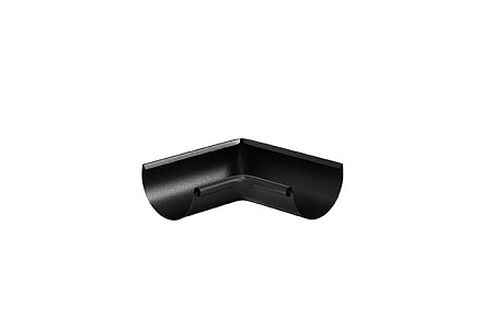 Угол желоба внутренний 90° D125 Aquasystem PU Matt, RAL 9005 черный